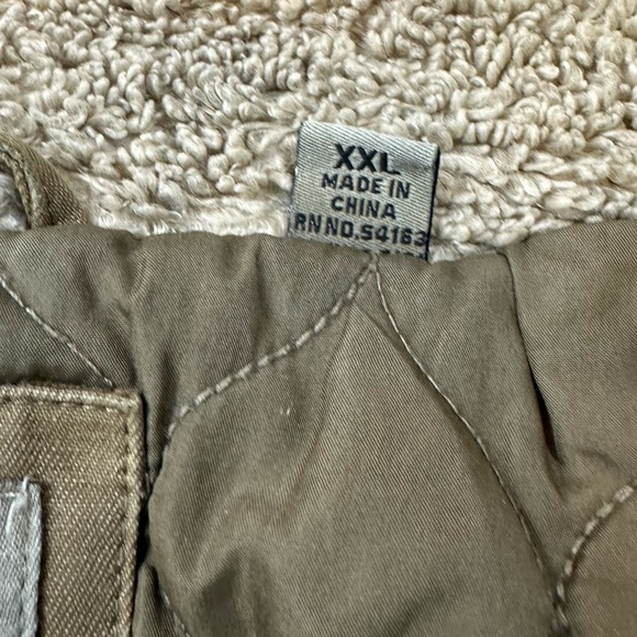 Levi’s Canvas Quilted Utility Trucker Jacket Brown Size XXL - Picture 11 of 11